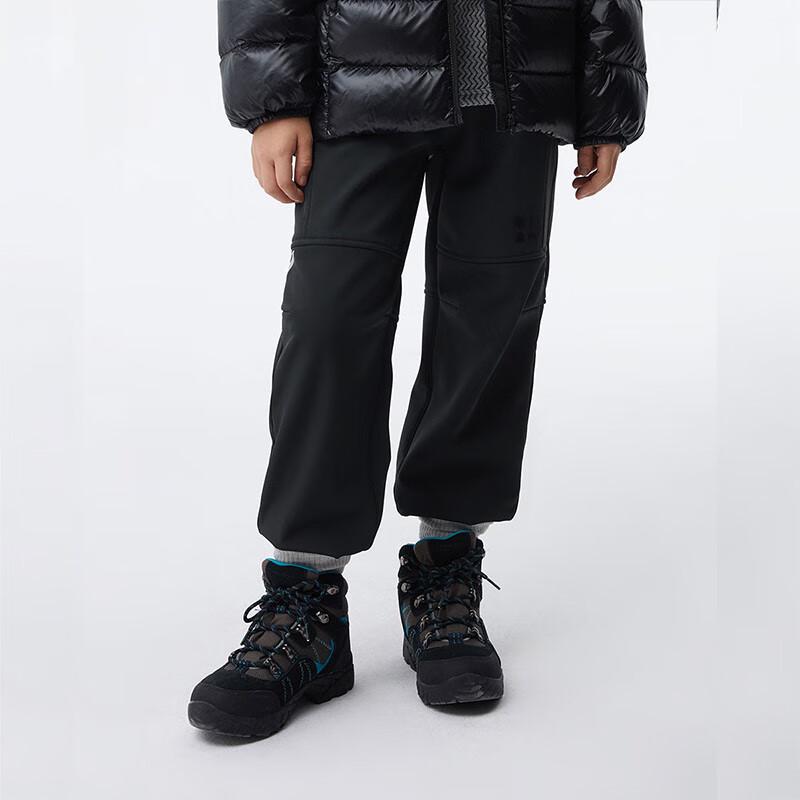 

Forest Tang Double-Layer Plush Kids Soft Shell Sports Pants 140