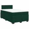 Maison Exclusive - Sommier à lattes de lit avec matelas vert foncé 120x190 cm