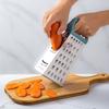 4 Sided Stainless Steel Blades Household Box Grater Container Multipurpose Vegetables Cutter Kitchen Tools Manual Cheese Slicer