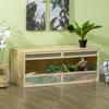 Terrarium for Reptiles/Amphibians, Glass Sliding Doors, Ventilation Grille, 120x50x50cm