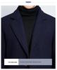2025 Autumn/Winter Men's Mid-Length Woolen Trench Coats - Thickened, Casual High-End Jackets