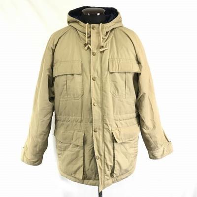 Ontime/Thick 80% Down Jacket/Men's M/Beige/Blouson/Outer/Coat/Mountain Parka(USED)