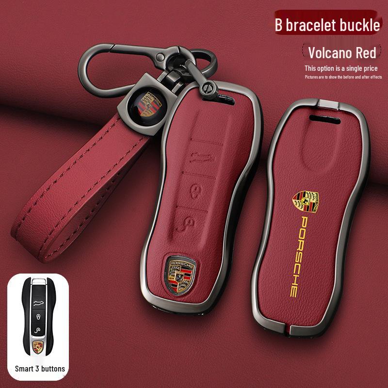 Porsche Key Case for New Macan, Cayenne, Panamera, 911, Maca, 718