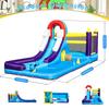 Commercial Inflatable Bouncer Combo Bounce House Combo Water Slide with Slide,Climbing Wall,Obstacles,Trampoline, Ball Pit Pool