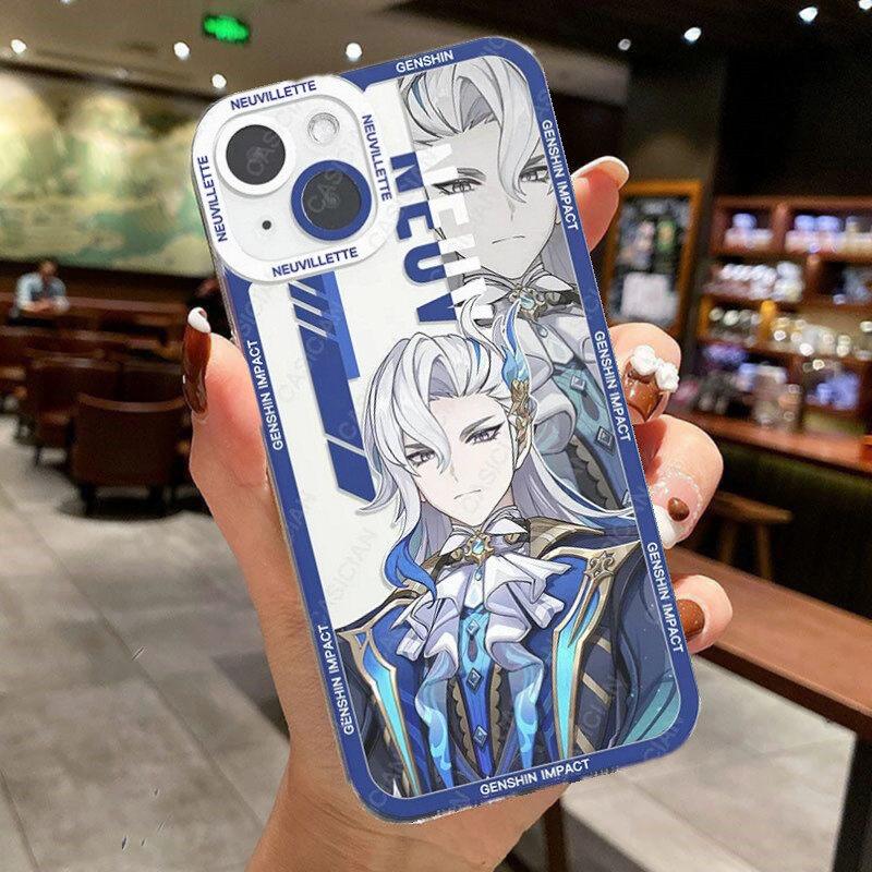 Genshin Impact Handyhülle Für Samsung S25 S24 S20 S21 S22 S23 Plus Ultra S20 S21 S23 FE A16 Wanderer Neuvillette Furina Hülle