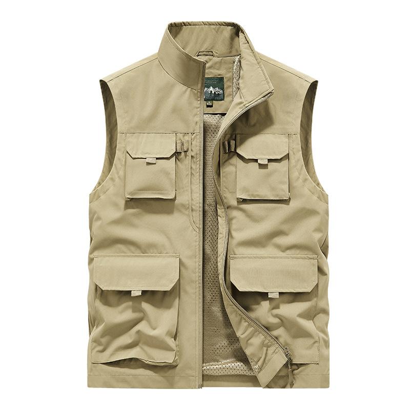 Men's Spring, Autumn and Summer Casual Vest Large Size Loose Vest Top Jacket