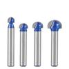 1/4inch 6mm Shank Professional level Ball Nose Router Bits Set End Mill Round Cove Box Solid Carbide CNC Radius Core Milling Bit