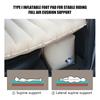 Ultra-soft Flocking Environmental Fabric Car Inflatable Bed Air Cushion Bed Car Travel Bed Portable and Comfortable