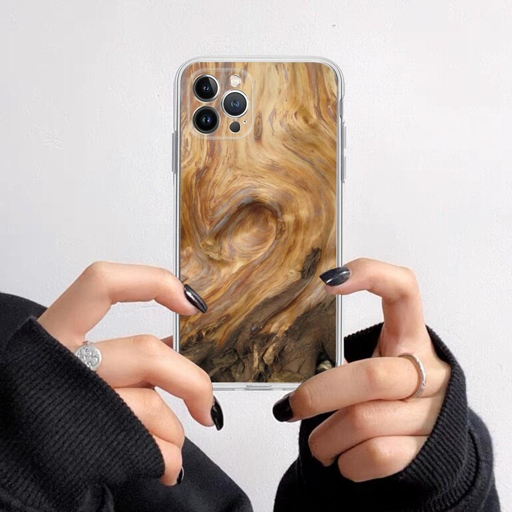 Wood Grain Phone Case for iPhone 16 15 8 7 6 6S Plus X SE XR XS 14 11 12 13 Mini Pro Max Mobile Case
