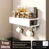 Estante Montado en Pared Estante de Almacenamiento para Especias Accesorios de Cocina Estante Soporte para Cuchillos de Cocina Colgador Estante Organizador de Estantes