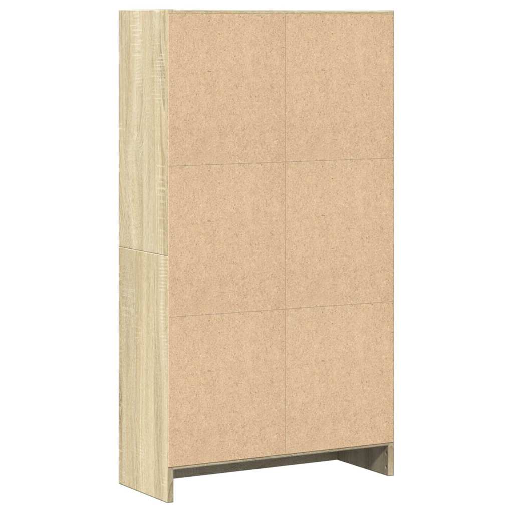 Vidaxl Regał, Dąb Sonoma, 60X24X109 Cm, Materiał Drewnopochodny