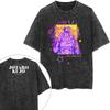 JoJos Bizarre Adventure Unisexs Washed Tshirt  Summer New Jotaro Kujo Graphic Cotton Fashion Streetwear Popular Shirt