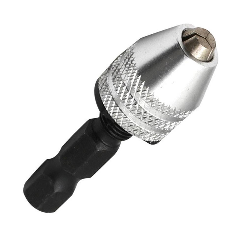 Enhance Your Power Tools with 0 33 5mm Keyless Drill Chuck Hex Shank Adapter