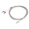 BERM K Type Screw Thermocouple Temperature Sensor Detector Gauge M6 Screw Thread 2 Wire Probe