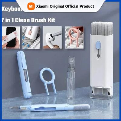Xiaomi 7-in-1-Reinigungsset, Computer-Tastatur-Reinigungsbürste, Kopfhörer-Reinigungsstift für AirPods, iPhone, Reinigungswerkzeuge, Tastenkappen-Abzieher-Set