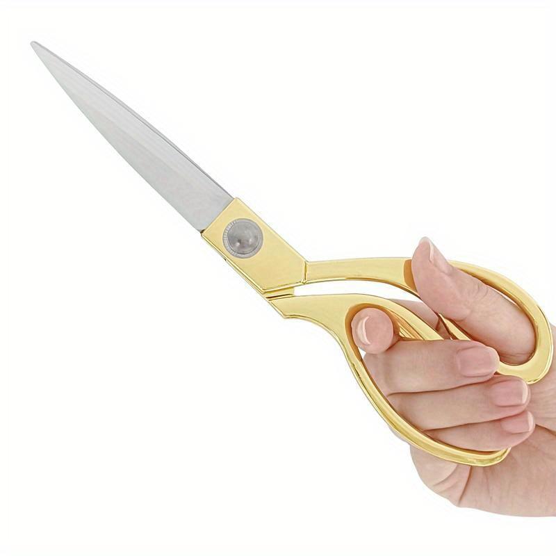 

Профессиональные портновские ножницы, винтажные швейные ножницы, портновские ножницы из нержавеющей стали для ткани, одежды, резак для рукоделия, инструмент «сделай сам» золотой