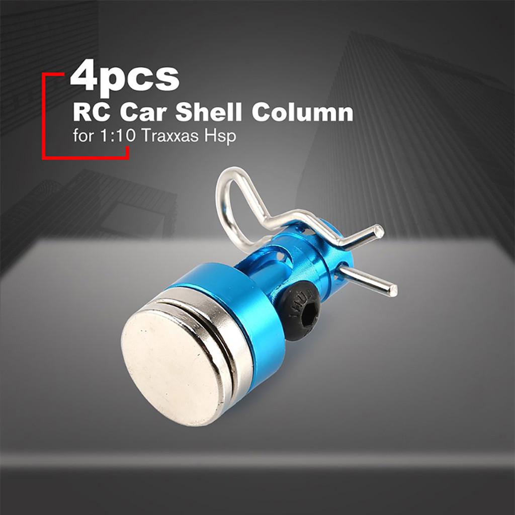 4pcs Metal Magnet Car Shell Column Post Invisible Mount Clips for HSP 1//10 RC
