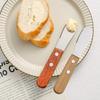 2 Stück Buttermesser Holzgriff Marmelade Butter Streicher Kleine Küchenmesser Käsemesser Niedlich Kinder Kindermesser Besteck Geschirr
