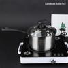 BORREY2.5LSoup Pot Milk Pan Steamer Thickened Metal Pot Universal Cooking Pots For Induction Cooker Gas Stove Steam Pot Cookware
