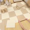 Office Living Room Bedroom Self-adhesive Splicing Carpet Crawling Mat Square Non-slip Floor Mat Hoom Decoration