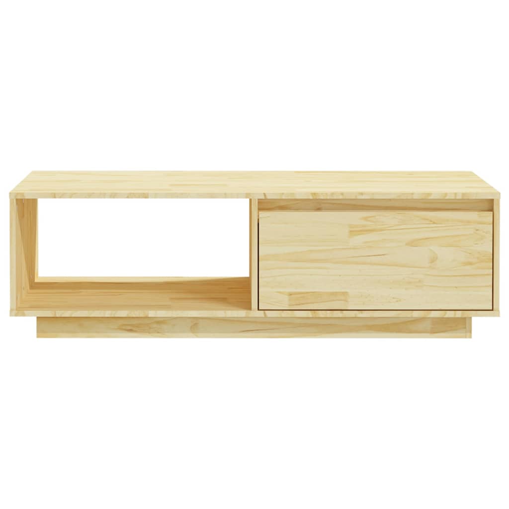 Coffee Table 110 X 50 X 33.5 Cm Solid Pine Wood