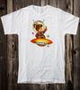 Retro Novelty Tee T Shirt Vintage Mid Century Art Atomic Astronaut Kid #7
