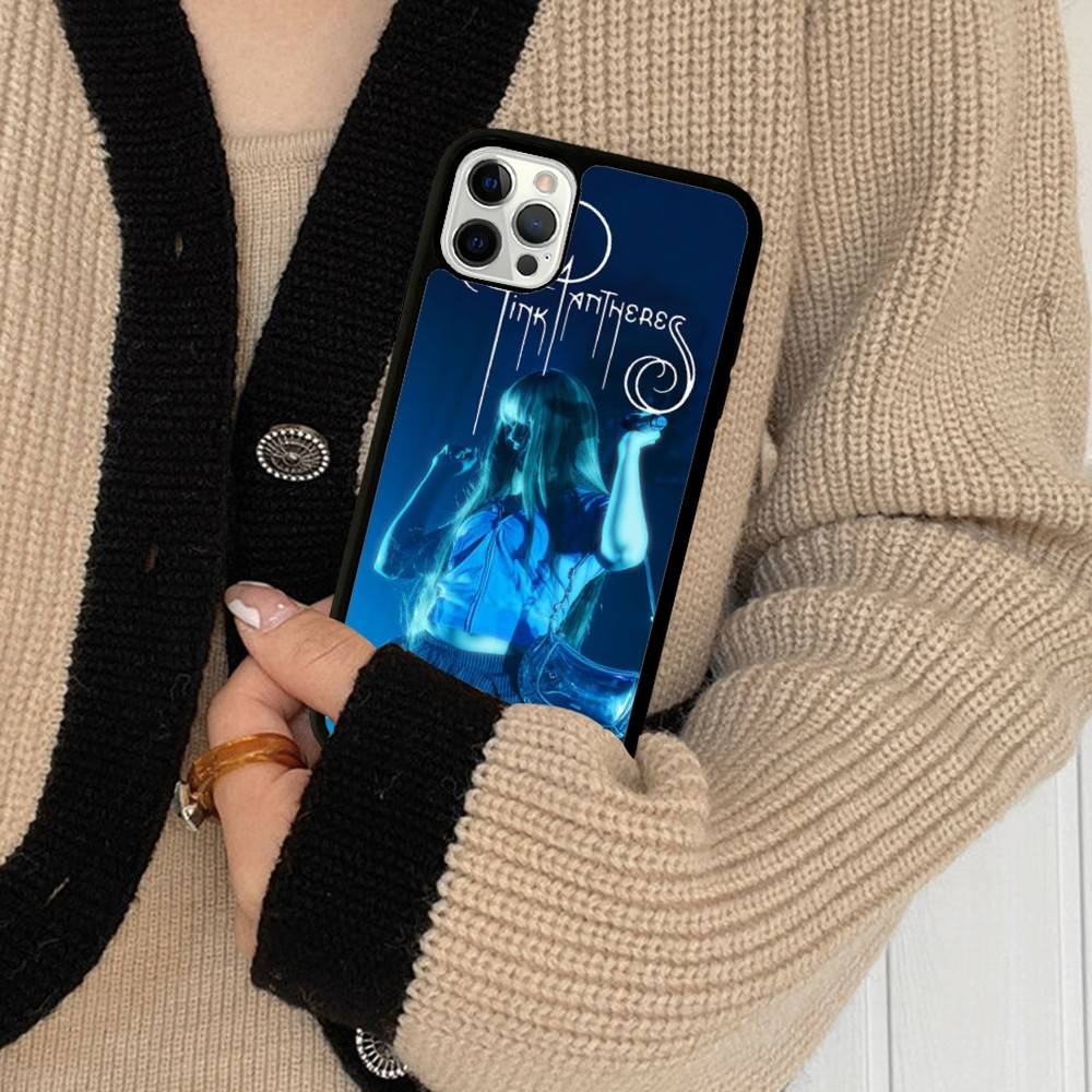 Singer Pinkpantheress Phone Case Wireless Charging PC+TPU For IPhone 11 12 13 14 15 16 17 Pro Max Plus Case