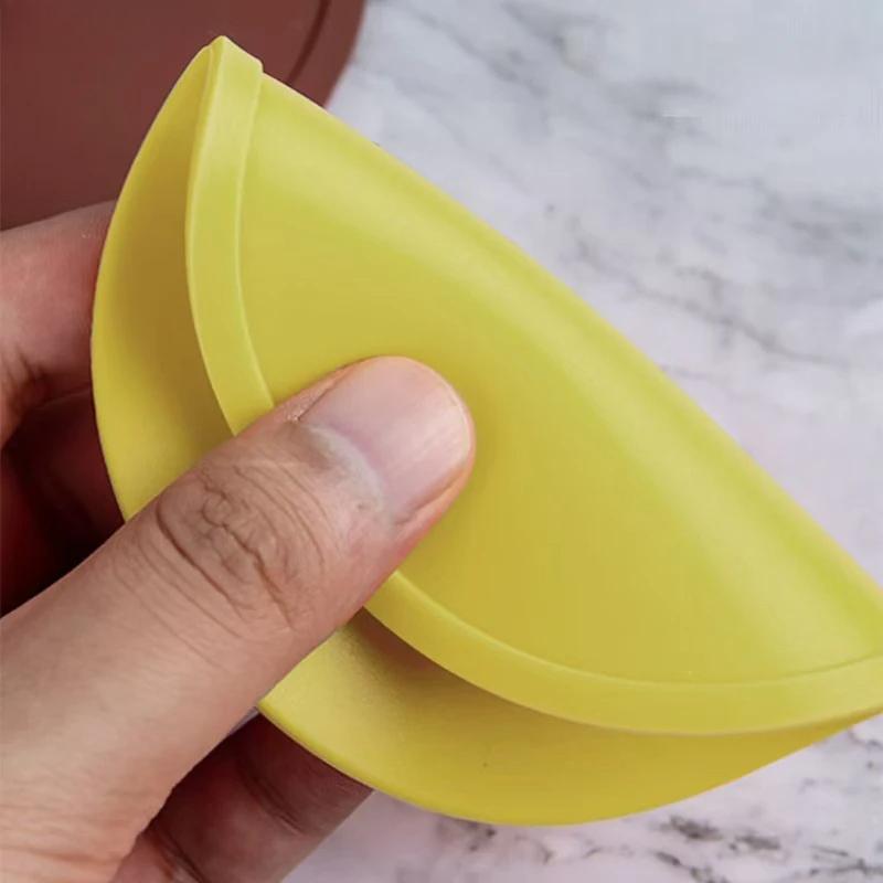 1PC Anti Slip  Anti Overflow Coaster Tea Cup And Coffee Coaster Circular Mold Silicone Insulated Table Mat For Home Use