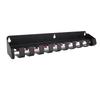Lockable Pry Bar Holder Wall Mount Storage Organizer for Workshop Shed Home Garage Holds 10 13 Tools