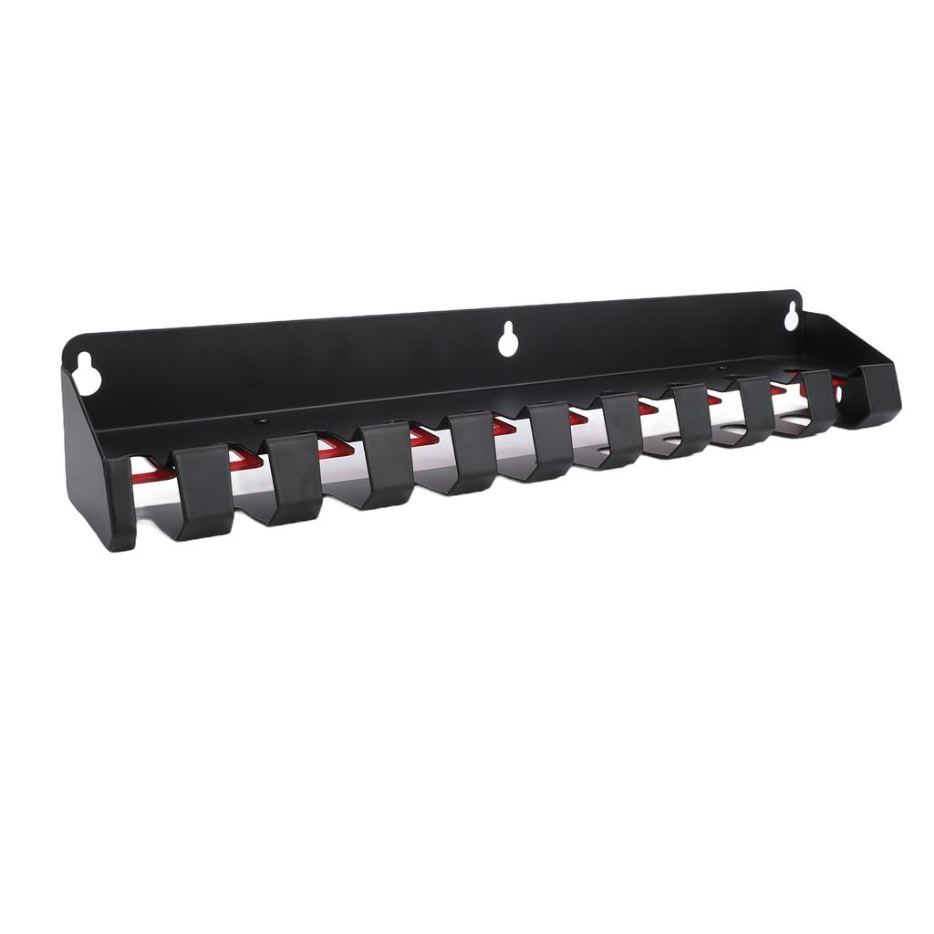 Lockable Pry Bar Holder Wall Mount Storage Organizer for Workshop Shed Home Garage Holds 10 13 Tools