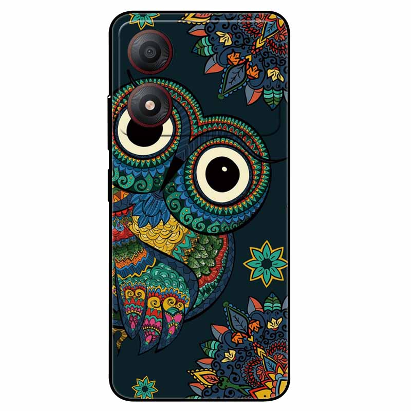 Pour ZTE Blade A34 4G Coque Anti-choc TPU Silicone Souple Housse de Téléphone pour ZTE Blade A 34 Funda Peinte pour BladeA34 Capa de Luxe