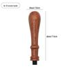 Vintage European Rosewood Sealing Wax Stamp Handle with Universal Wooden Grip
