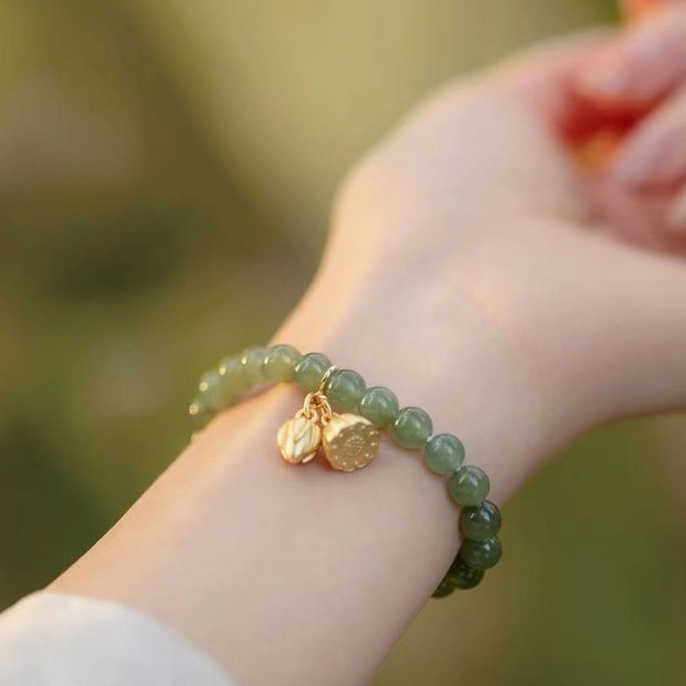 Imitation Hetian Yutu Fu Brand Bracelet Women's Design High-value Bracelet Girlfriend Gift