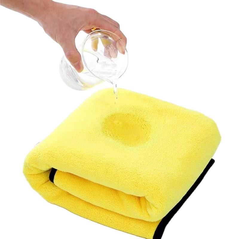 Pet products Super absorbent towel Dog cat bath artifact Large thickened towel Dry cleaning bath towel