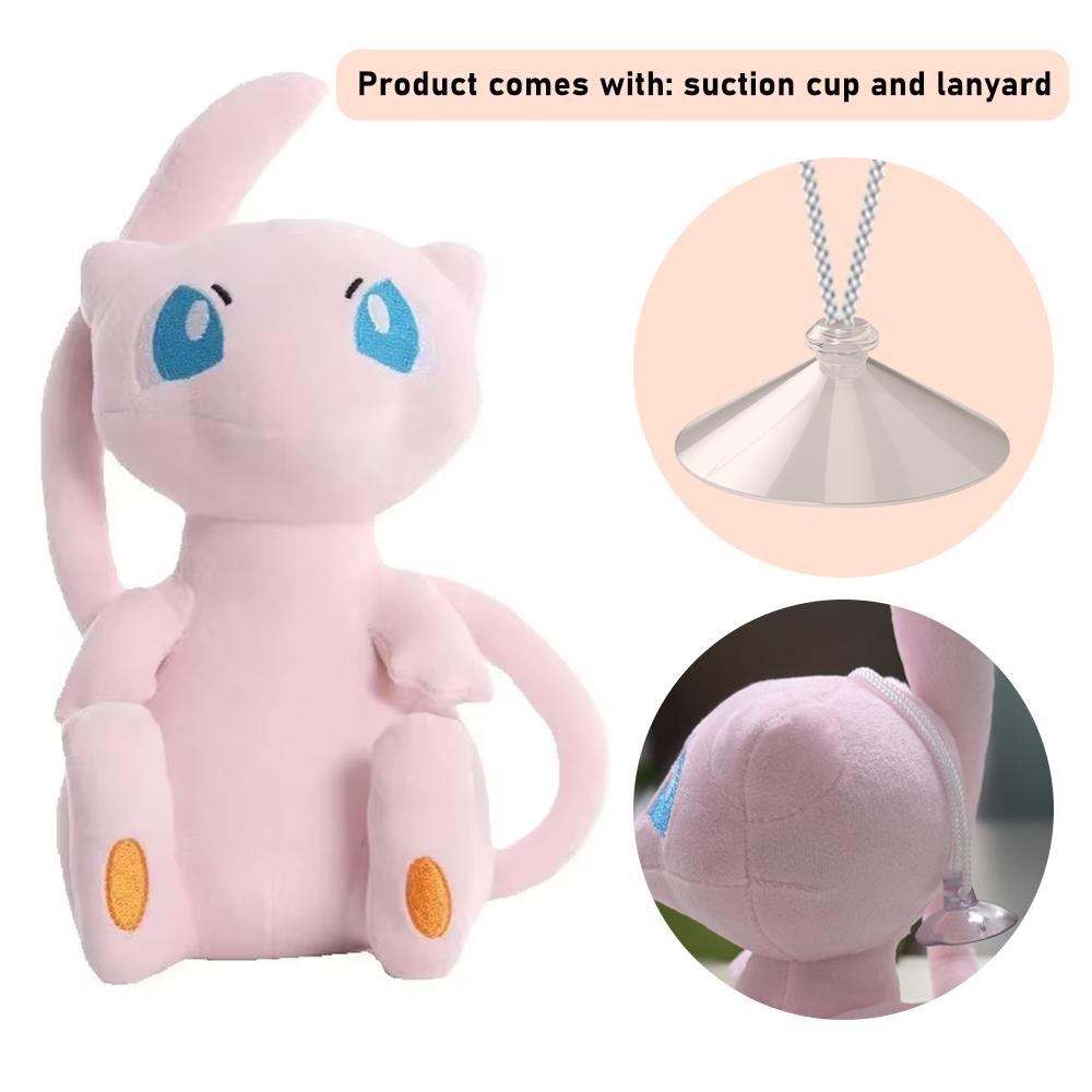 Pokemon Mew Plush Doll Kawaii Cartoon Go dex Mew Plush Toys Soft Stuffed Kawaii Anime Doll Pillow Birthday Gift For Kids