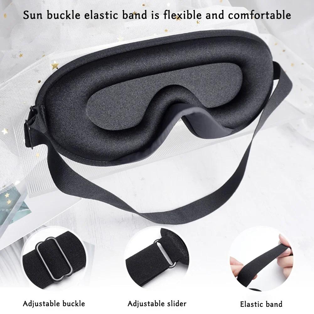 3D Sleeping Mask Block Out Light Sleep Mask For Eyes Soft Sleeping Aid Eye Mask for Travel Eyeshade Night Breathable Slaapmasker