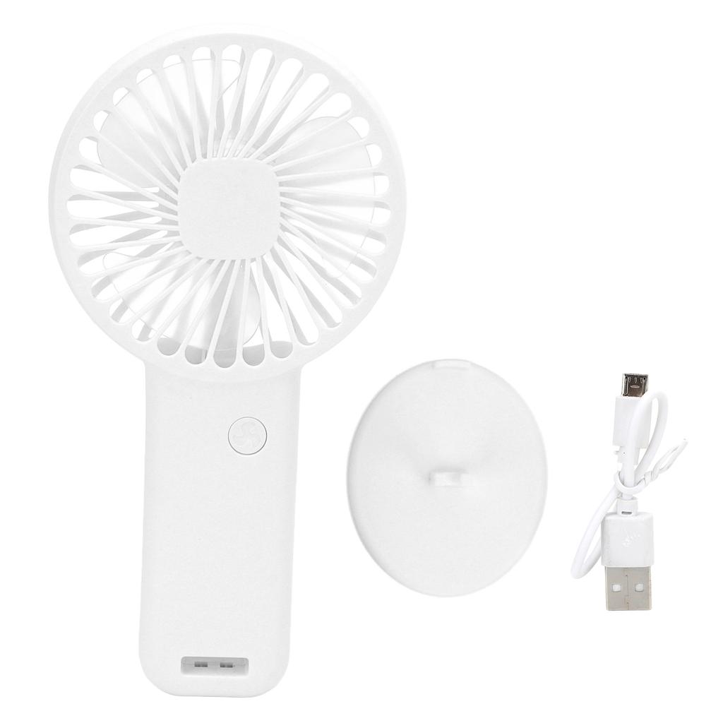 Handheld Fan Portable USB Charging Small Pocket Fan Battery Powered Mute Fan with USB Wire for Kids 
