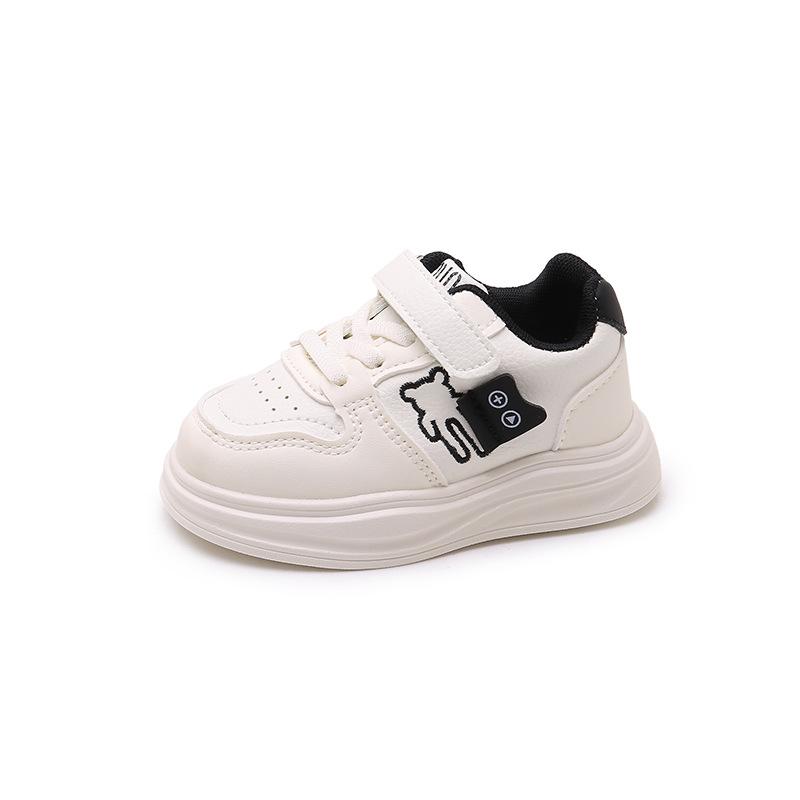 Girls Board Shoes 2025 Spring and Autumn New Baby School Little White Shoes Boys Sports and Leisure Shoes Non-slip Baby Shoes