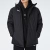 Puma Chaqueta Casual Deportiva con Capucha de Algodón Cortavientos con Logo y Forro Polar para Hombre Chaqueta Negra 657747-03