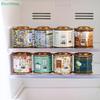 1:12 Doll House Coffee Can Tea Can Simulation Mini Dollhouse European-Style Tea Canister Ornament Toy Model