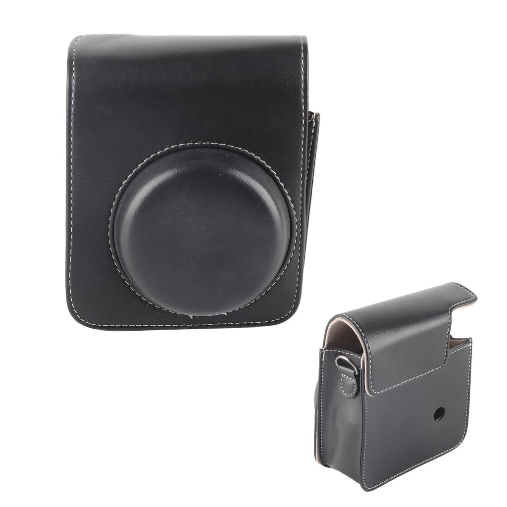 PU Leather Mini Camera Case Bag with Adjustable Shoulder Strap for Instax Mini 40 Camera