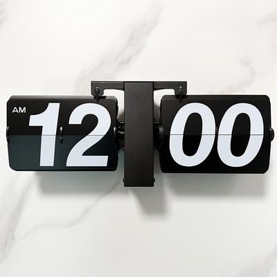 Flip Desk Clock Auto Flip Wall Mount Clock Battery Powered Large Numbers for Ideal Decoration for Home Office School Hotel Gifts