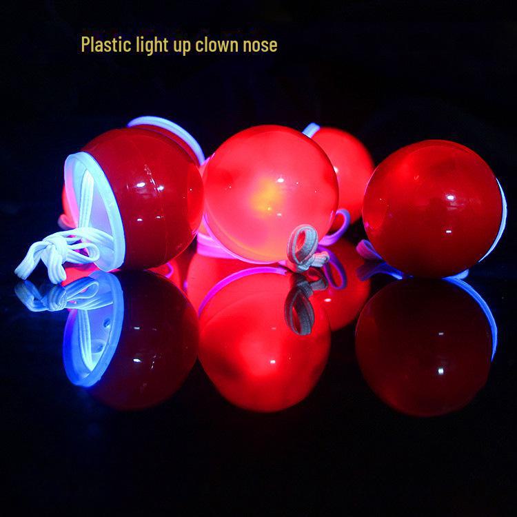 Recuzită cu burete pentru nas de clovn luminos pentru adulți și copii