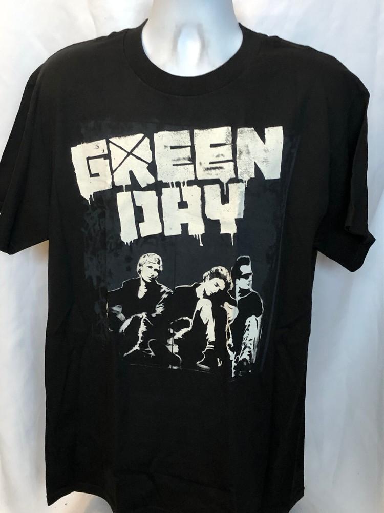 RARE-Green Day-Los Angeles 2009 -Large Black  T-shirt Unisex T-Shirt L