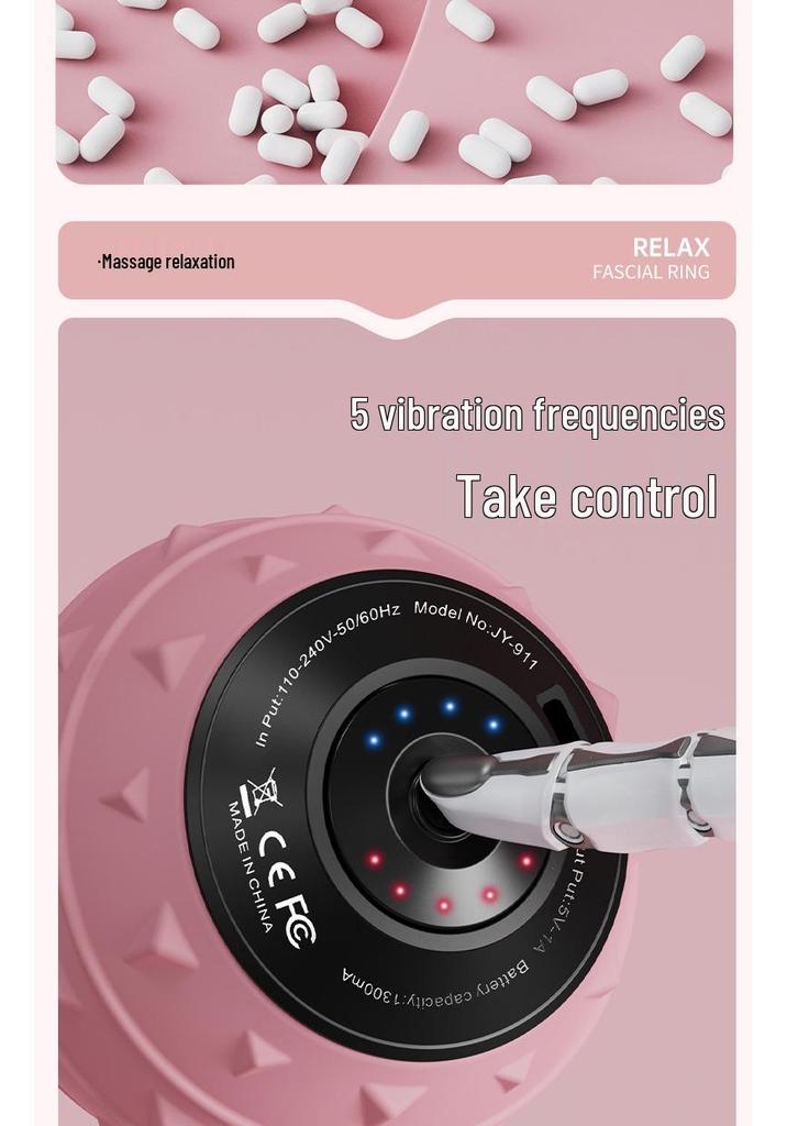 Electric Vibration Massage Ball for Muscle Relaxation and Fitness