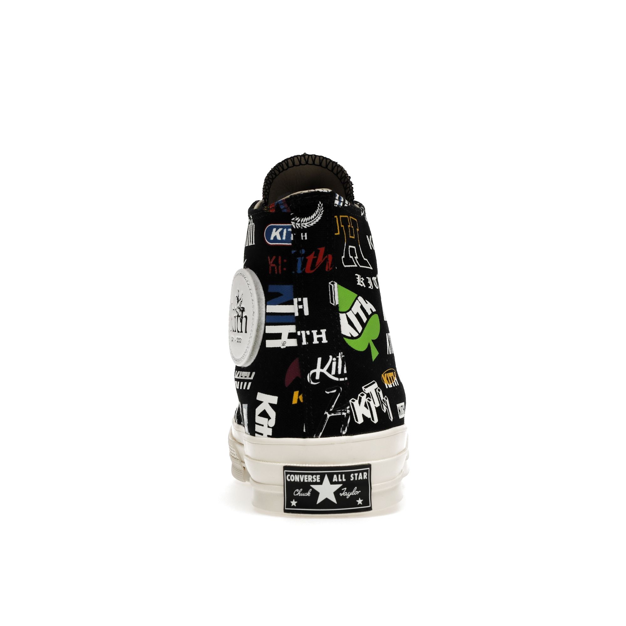 Converse Kith x Chuck 70 High 10th Anniversary — черные кроссовки унисекс Multi Egret — фото 6