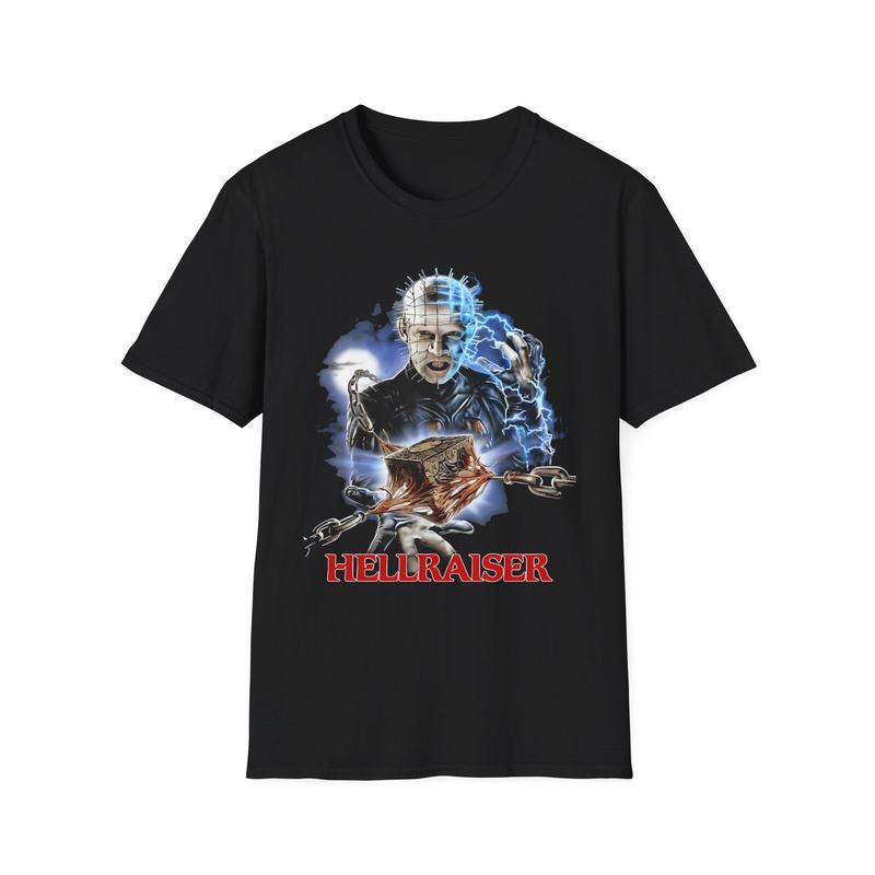 Hellraiser Pinhead Unisex T-Shirt| Horror Movie Artwork Clive Barker