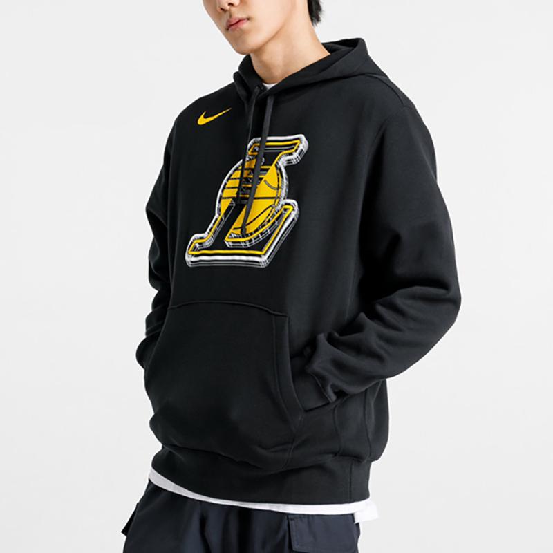 Nike Los Angeles Lakers LeBron James #23 NBA Player Long Sleeve Hoodie Men Hoodie Black DN4984-010