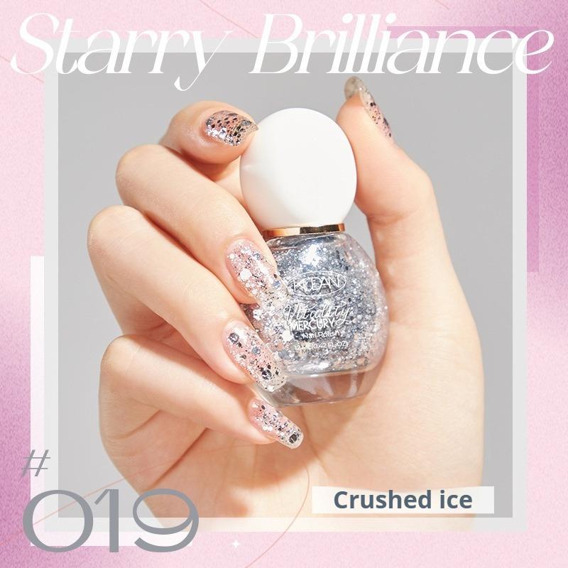 Water-based Nail Polish, No Baking Required, Quick-drying, Long-lasting, Peel-off, Suitable for Autumn and Winter, Clear Nude Nail Polish