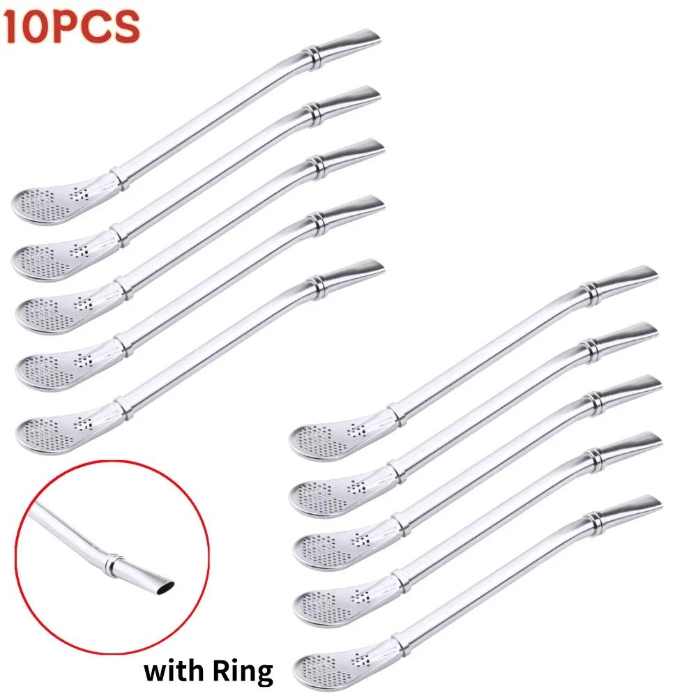 Stainless Steel Drinking Straw Filter Handmade Yerba Mate Tea Bombilla Tool